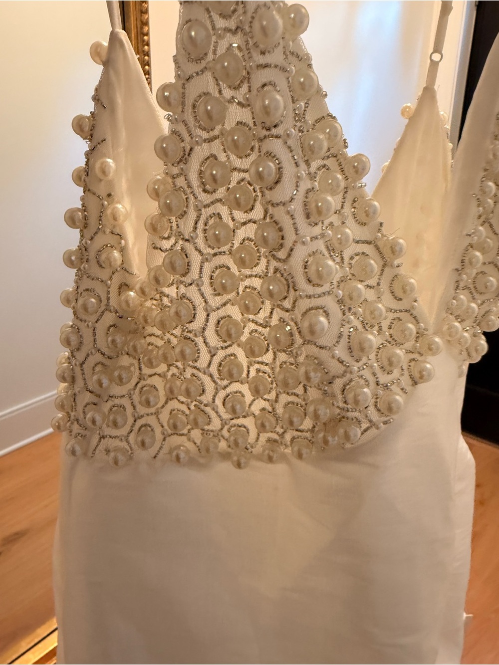 For Love And Lemons Pearly Bow Mini Dress - Picture 7 of 14